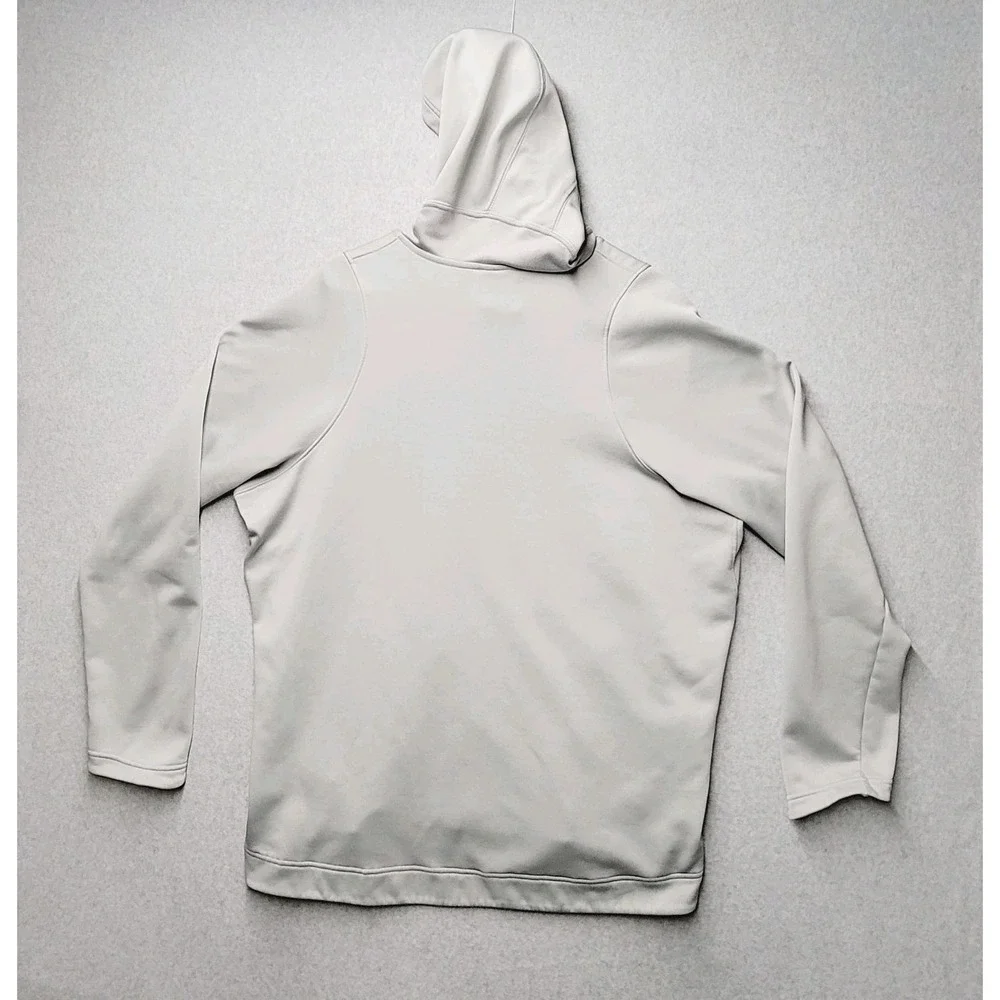 Nike Therma-Fit Oregon Ducks Basketball Hoodie‎ Men's XL Light Gray Sweatshirt